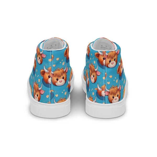 Highland Cow High Top Women's Shoes