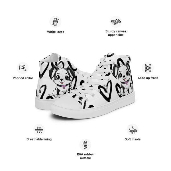 Puppy Love Women’s High Top
