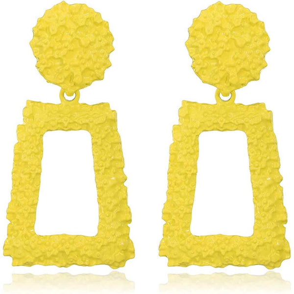 Women's Rectangular Geometric Drop Earrings
