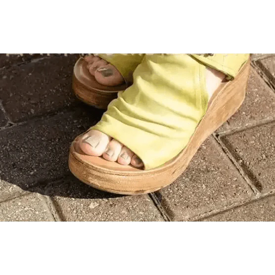 Womens Red Sandals Summer Retro Peep Toe Elegant Comfortable Leather Design For Women