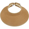 Women's Wide Brim Roll-up Straw Sun Hat Sun Visor