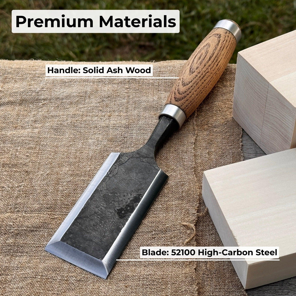 Wood Carving Chisel, 10 - 50 mm (0.39 - 1.97 inches)