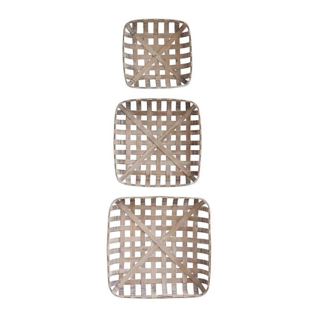 Wood Tobacco Baskets