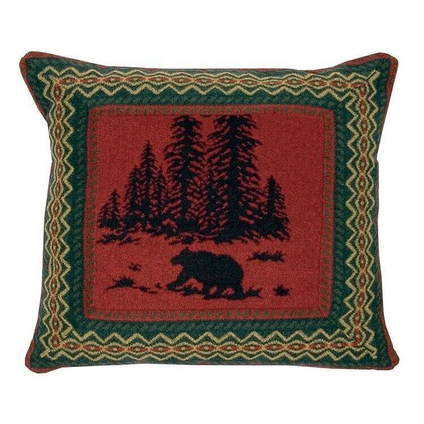 Wooded River Bear Euro Sham - Gifts for You 'n Me