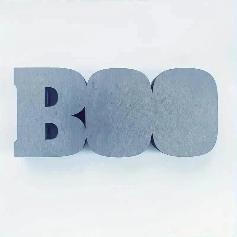 Wooden 3D Halloween Letter Shaped LED Light