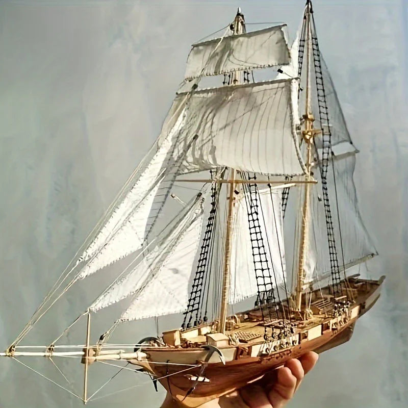 Wooden Boat Assembly Kit Classical Western Design Model