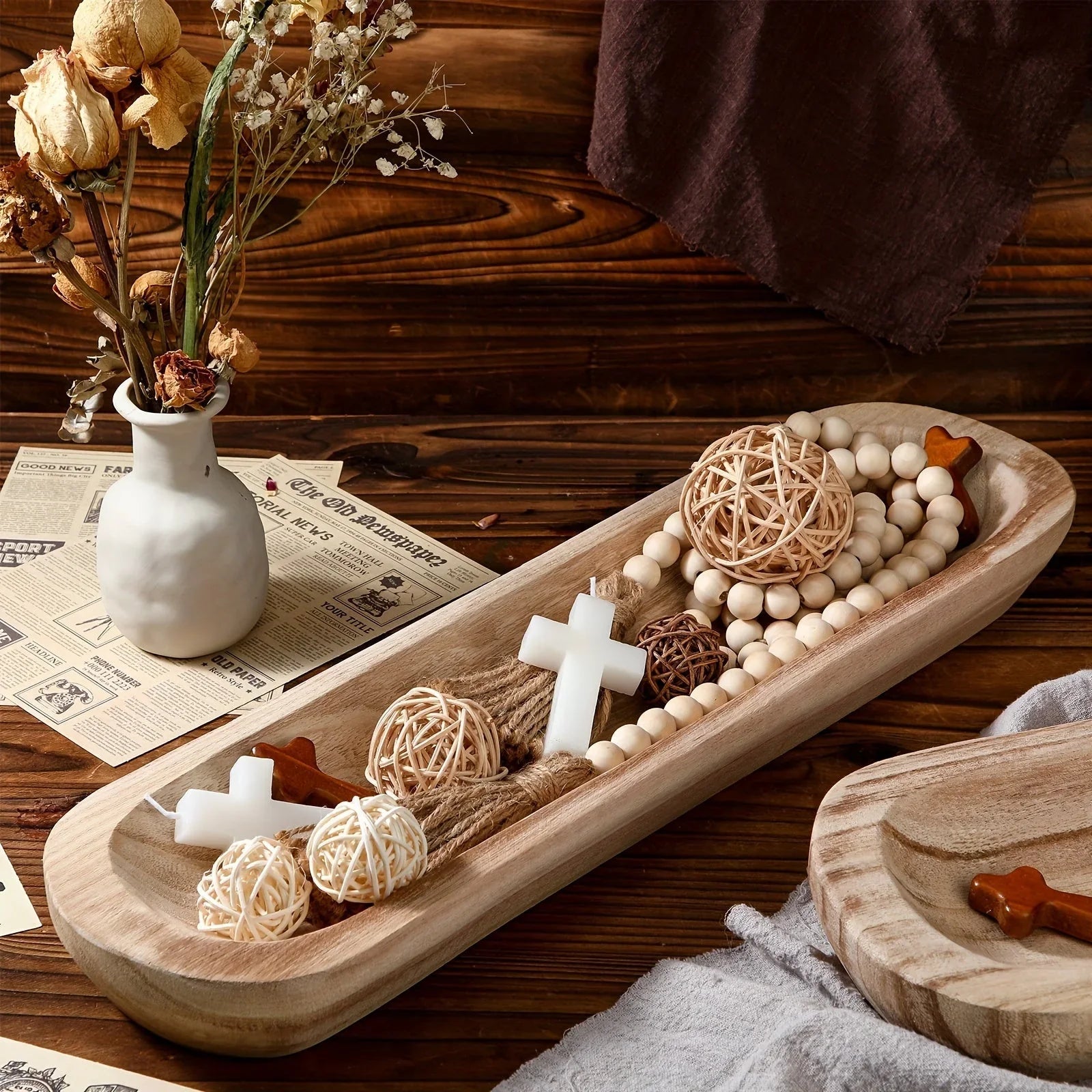 Wooden Bowls 4pcs, 20