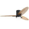 Wooden Ceiling Fan with Light, Reversible DC Motor, Quiet & Modern Design
