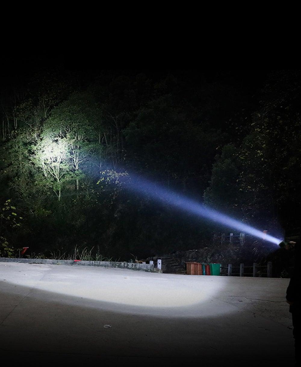 Work Light Rechargeable LED Camping Waterpoof Portable Multifunctional Adjustable USB Light Hanging Hook& Magnetic Base Flashlight For Hurricane Camping Hiking Riding Fishing Jogging Household