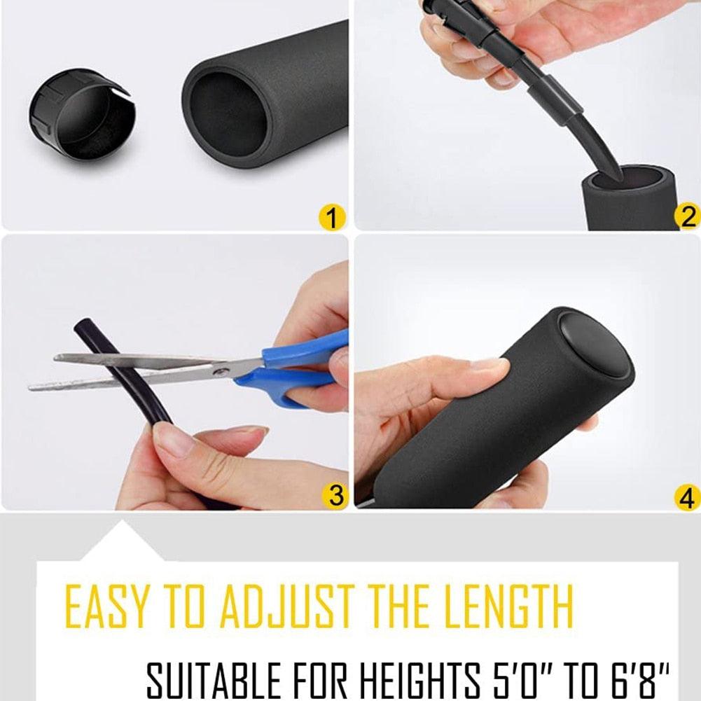 Workout PVC Jump Rope Sport Skipping For Gym Fitness Home Exercise Slim Body Workout Adjustable PVC Jump Rope For Cardio Fitness Versatile Jump Rope For Both Kids Adults Great Jump Rope For Exercise