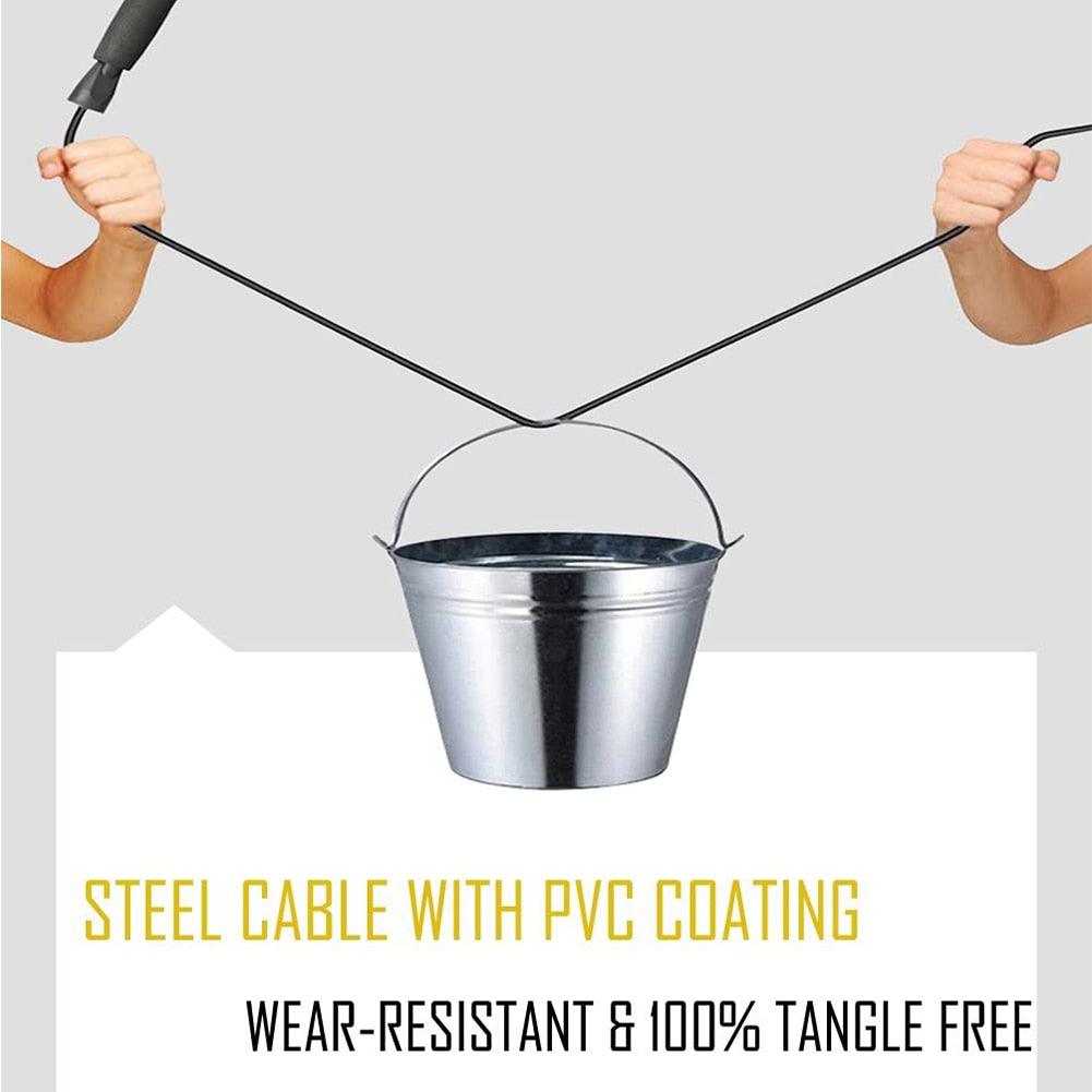 Workout PVC Jump Rope Sport Skipping For Gym Fitness Home Exercise Slim Body Workout Adjustable PVC Jump Rope For Cardio Fitness Versatile Jump Rope For Both Kids Adults Great Jump Rope For Exercise