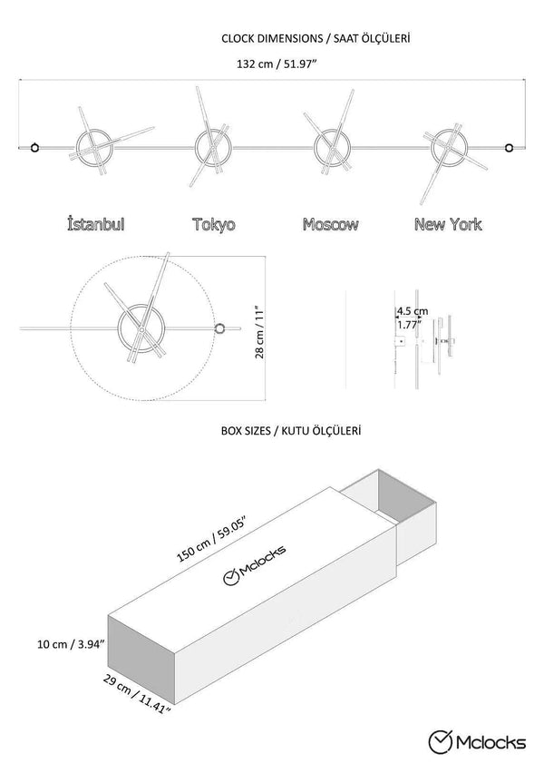 World Clock - Gifts for You 'n Me