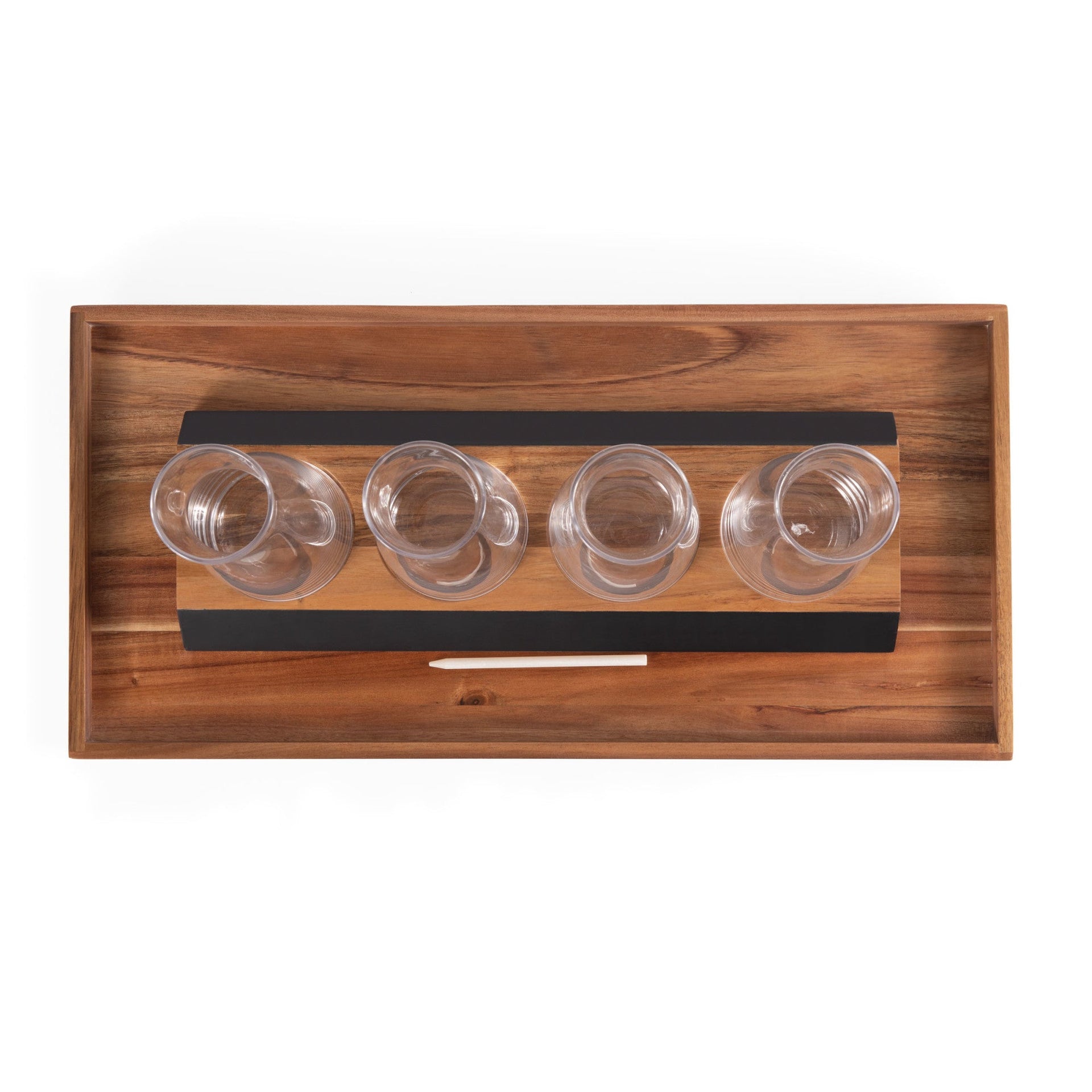 Cava Wine Tasting Kit with 4 Glass Carafes Picnic Time Family of Brands