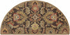 Chesterton 1028 Hand Tufted Brown Wool Rug - 2' x 4' Half-Circle