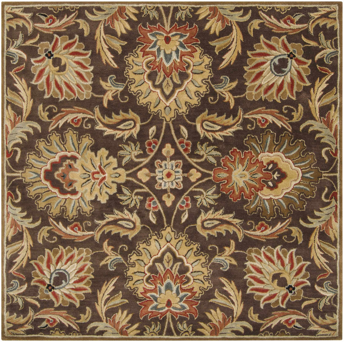 Chesterton 1028 Hand Tufted Brown Wool Rug