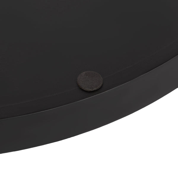 Halsey Wood Round Decorative Tray
