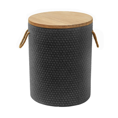 Beban Side Table Natural & Black
