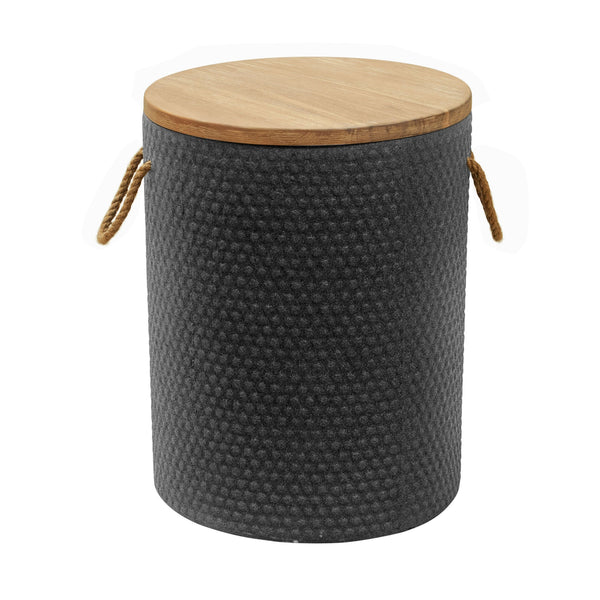 Beban Side Table Natural & Black