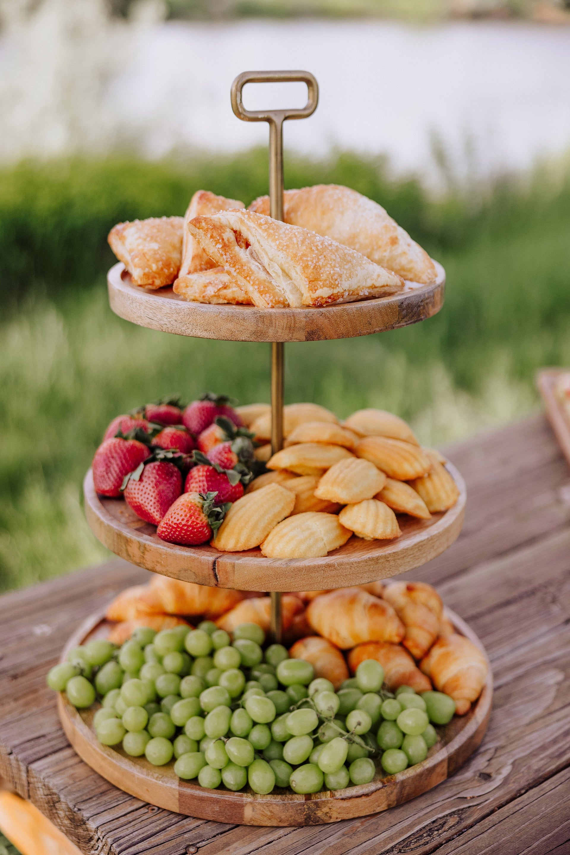 Tapas 3 Tier Serving Tray Picnic Time Family of Brands