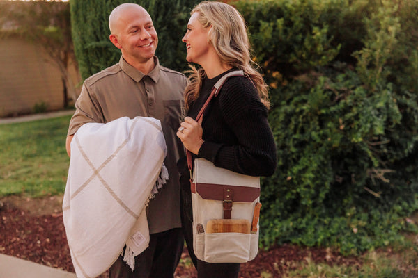 2 Bottle Insulated Wine & Cheese Cooler Tote Picnic Time Family of Brands