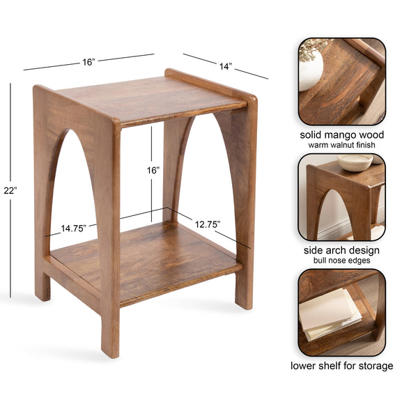 Aarstad Wood Side Table