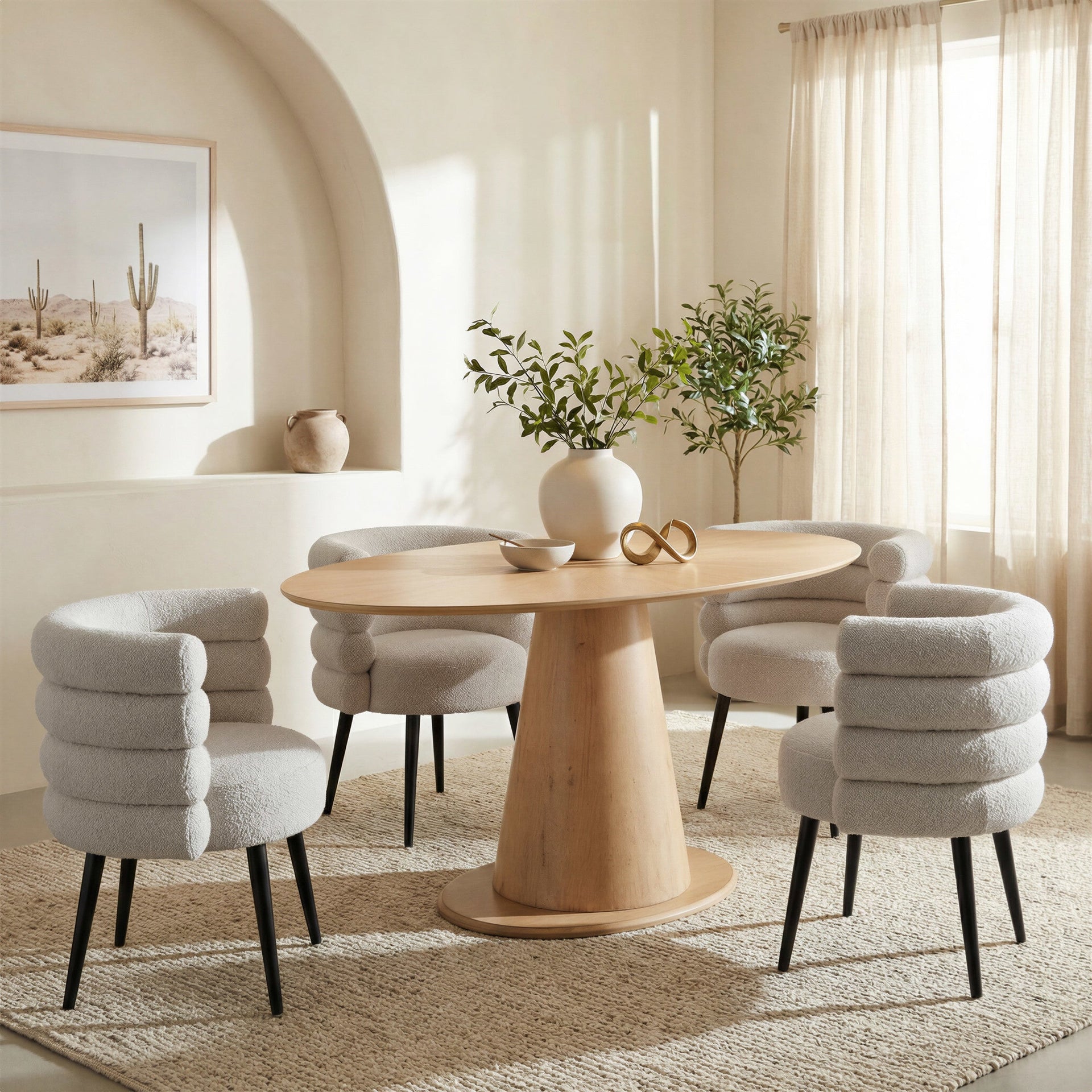 Grena Dining Chair Misty Gray