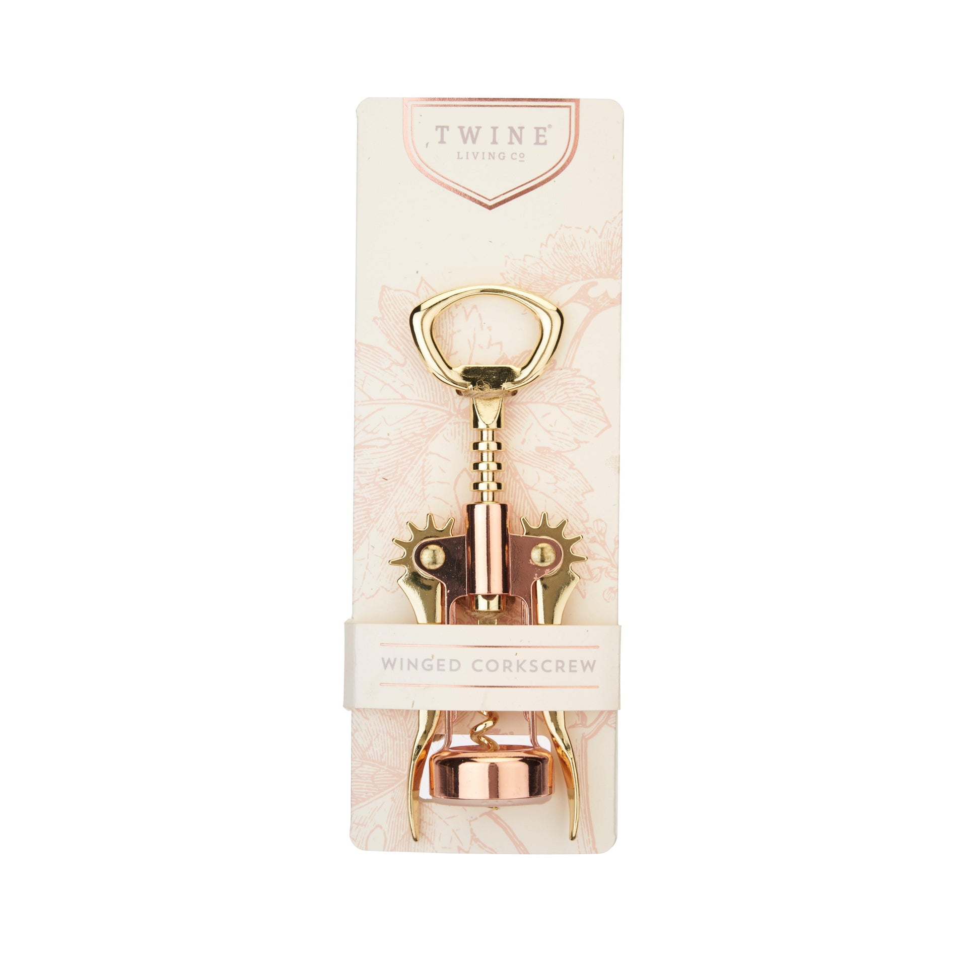 Copper and Gold Winged Corkscrew