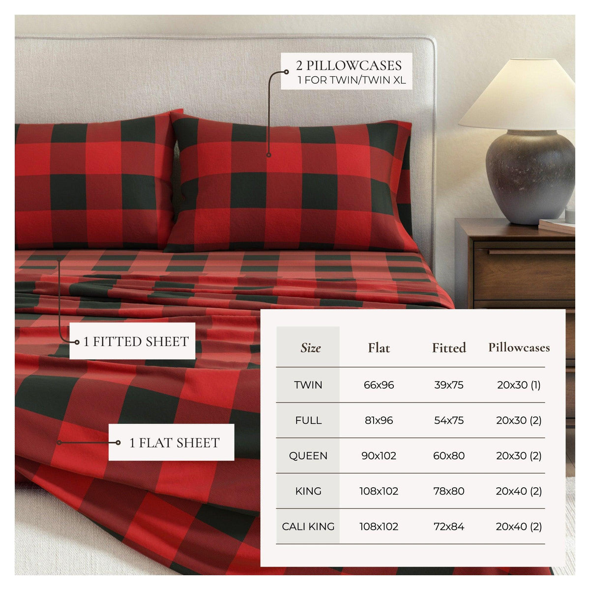 Turkish Cotton Flannel Sheet - Belle Collection
