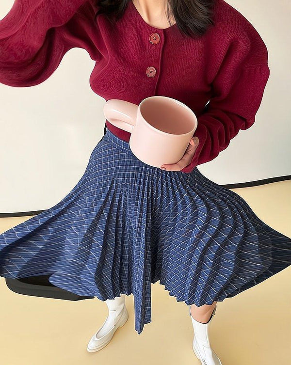Handmade XXXL Ceramic Chubby Mug - Unique Cute Large Mug for Coffee & Tea
