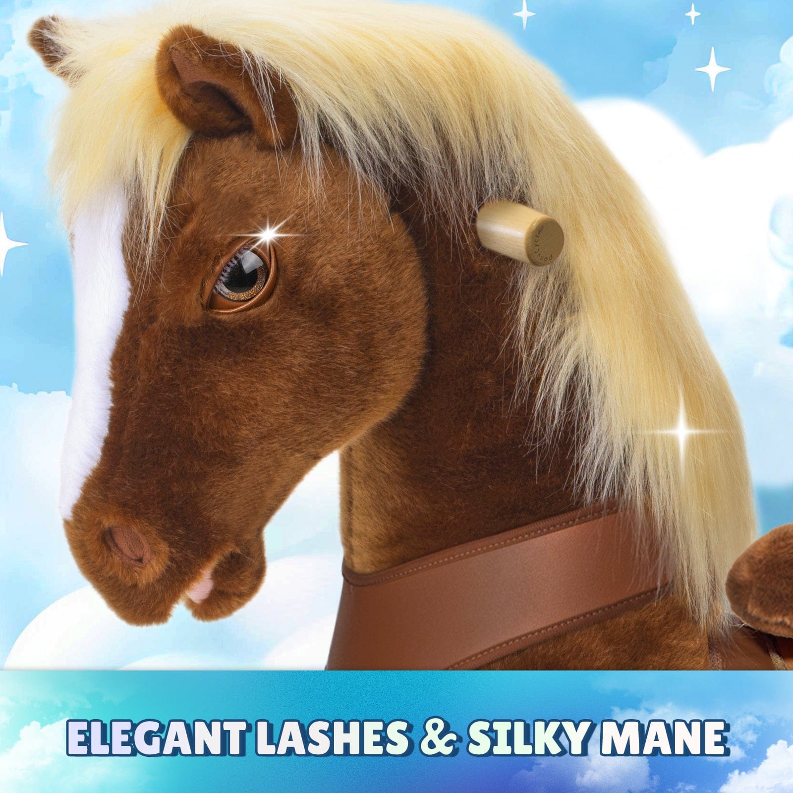 Model Y® Horse Ride-On Toy Age 3–4 – Brown