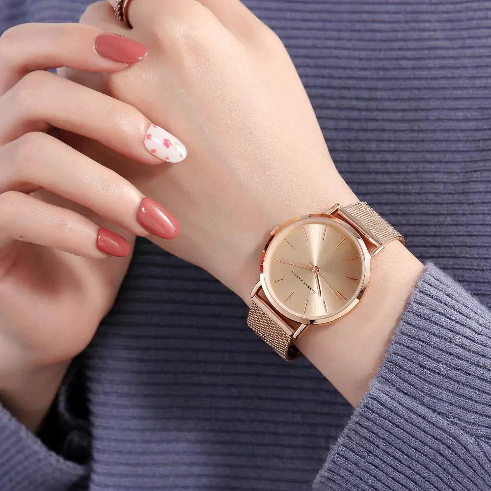 Rose Gold Stainless Steel Ladies' Watch