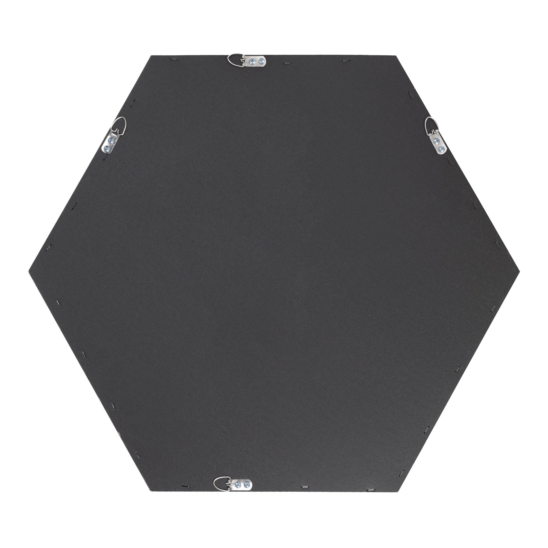 Rhodes Framed Hexagon Wall Mirror