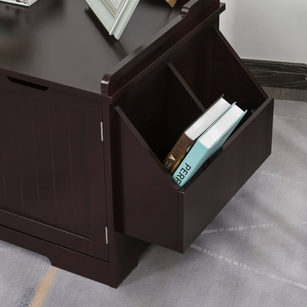 Cat Litter Box Nightstand End Table Enclosure