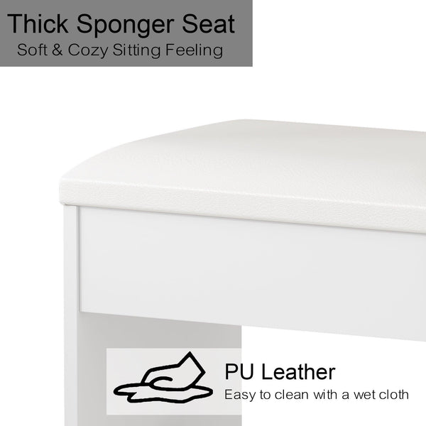 12-Drawer LED Mirror Vanity Desk - Vektaya