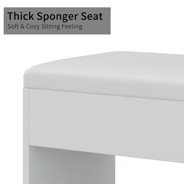 Vektaya US-VD016 Bedroom Makeup Vanity desk with LED Mirror, 13 Drawers Yanosaku Sotre