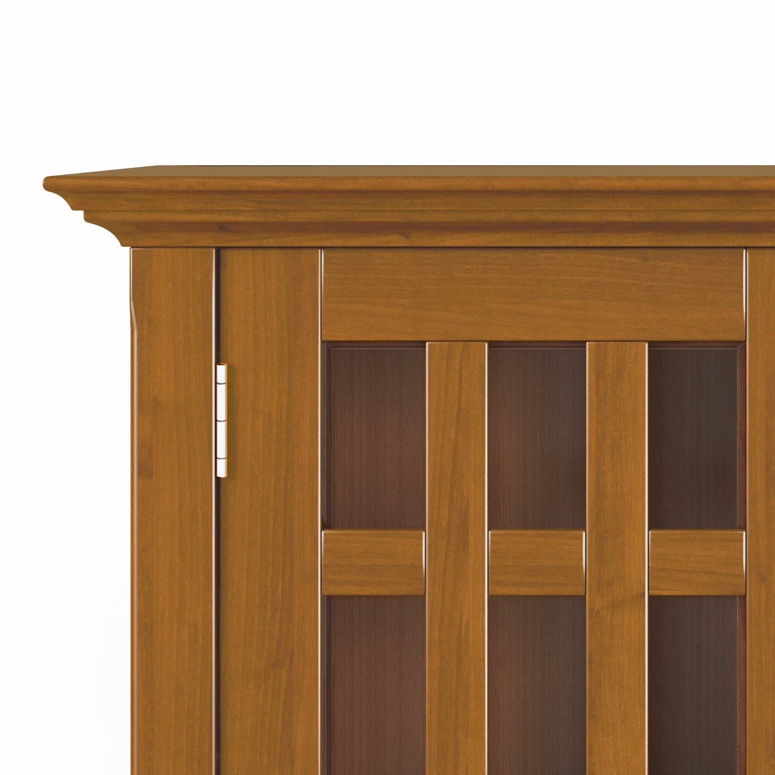 Bedford 32 Inch Wide Solid Wood Low Storage Media Cabinet
