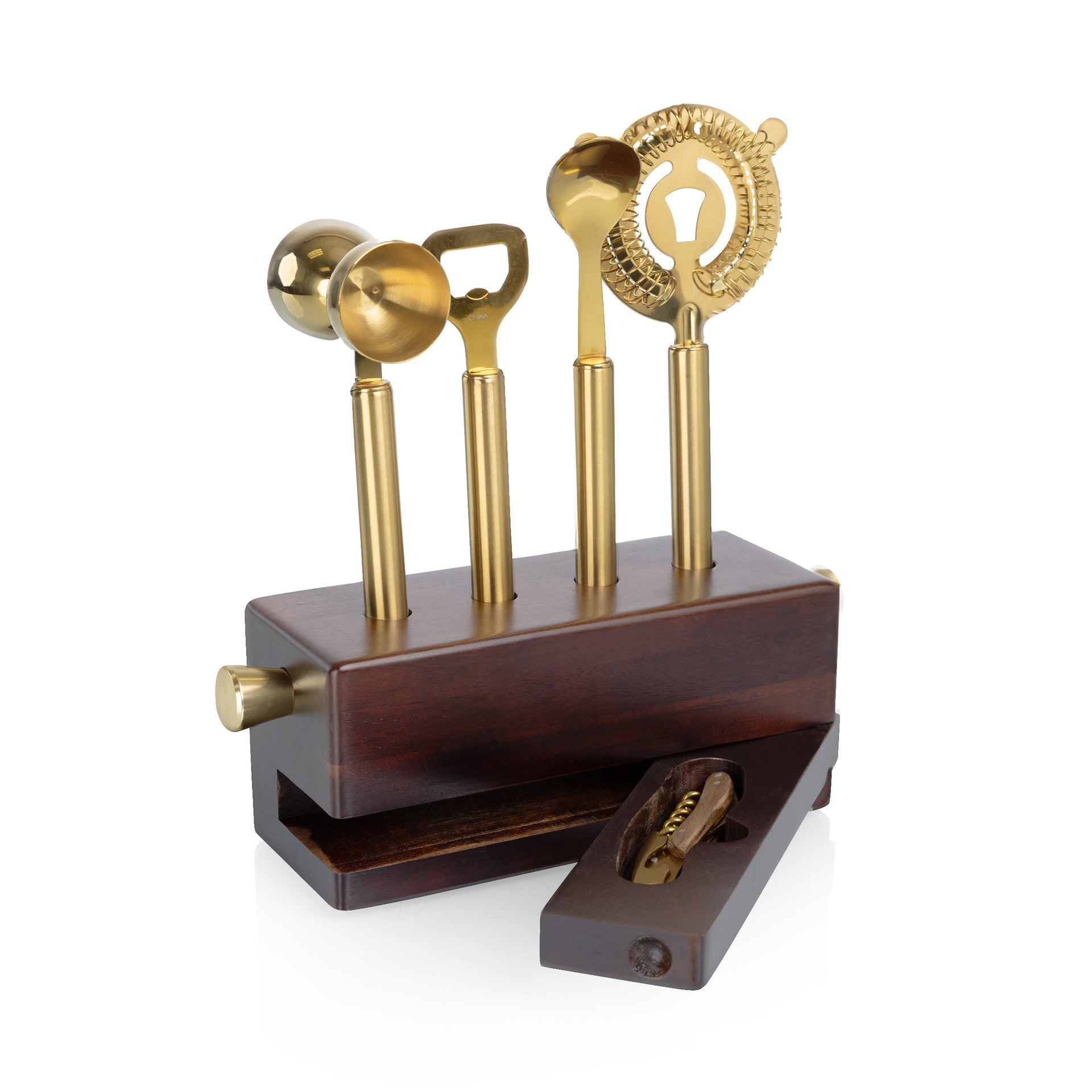 Sidecar 5-Piece Bar Tool Set Picnic Time Family of Brands