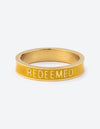 Yellow Enamel Redeemed Ring - 5