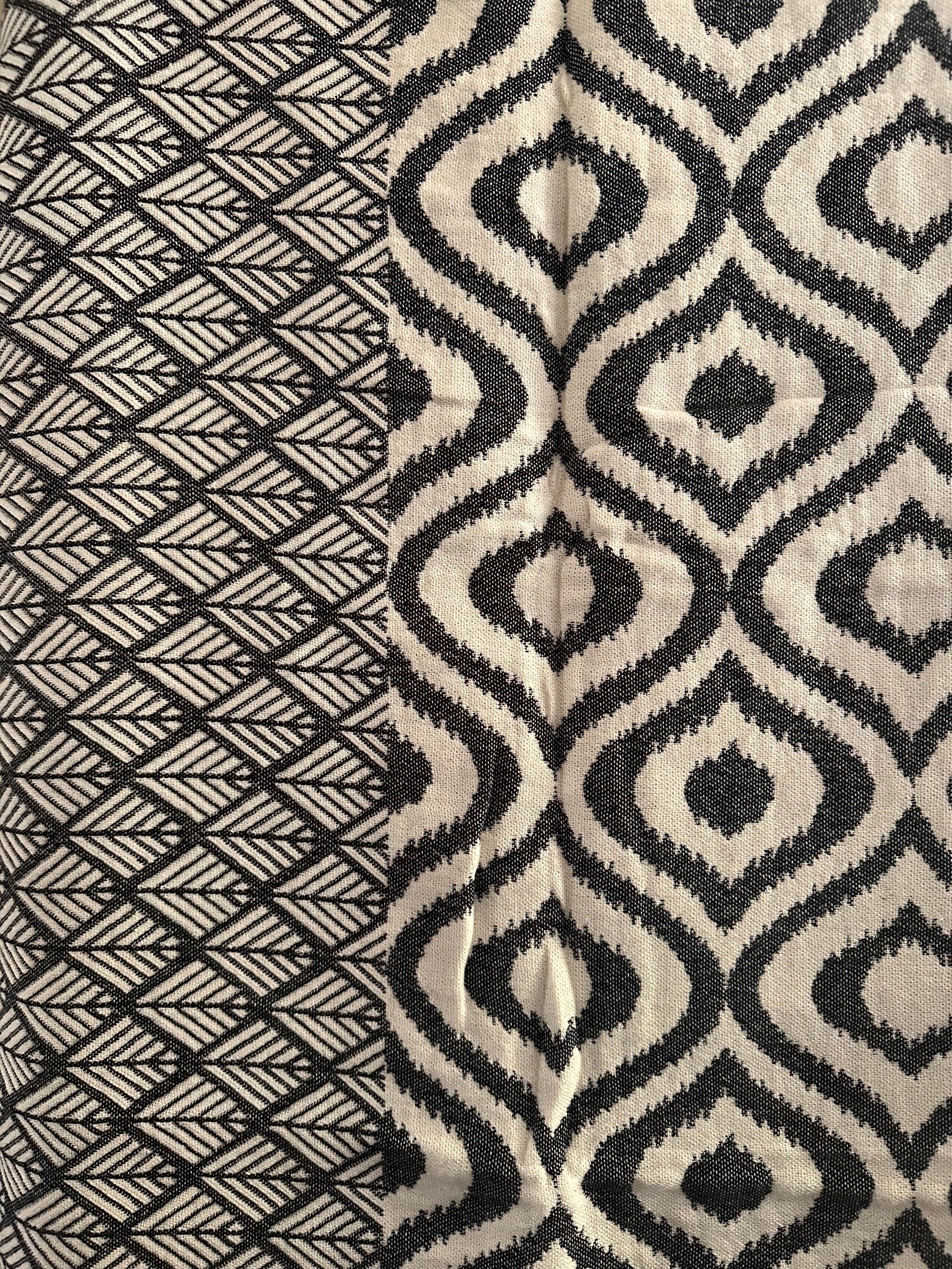 Ikat Yellow Turkish Throw