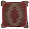 Crimson Sky Square Pillow 2