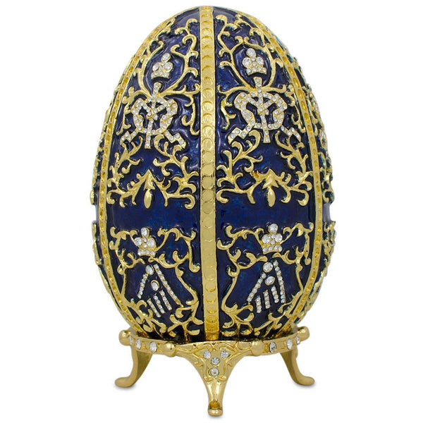 1895 Twelve Monograms Royal Imperial Metal Easter Egg