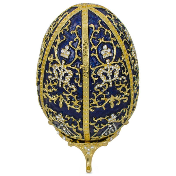 1895 Twelve Monograms Royal Imperial Metal Easter Egg