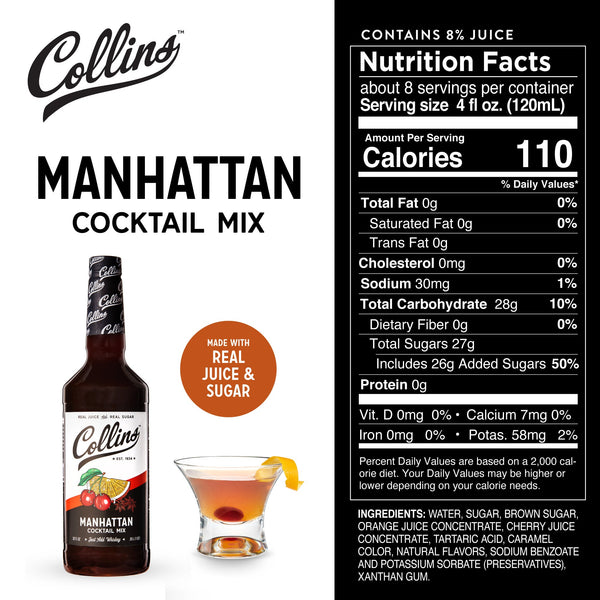 Manhattan Cocktail Mix 32 oz