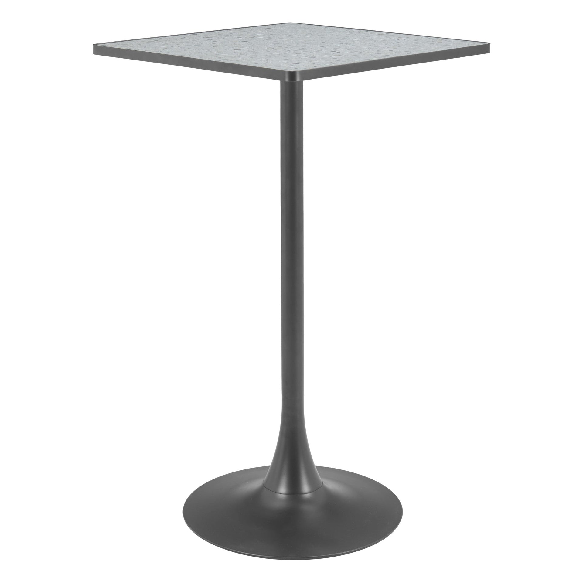 Spot Bar Table Gray & Black
