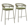 Skye Barstool (Set of 2) Green