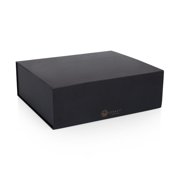 Ambassador Whiskey Box with Decanter and 4 Lowball Glasses