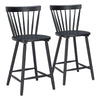 Tyce Counter Stool (Set of 2) Black