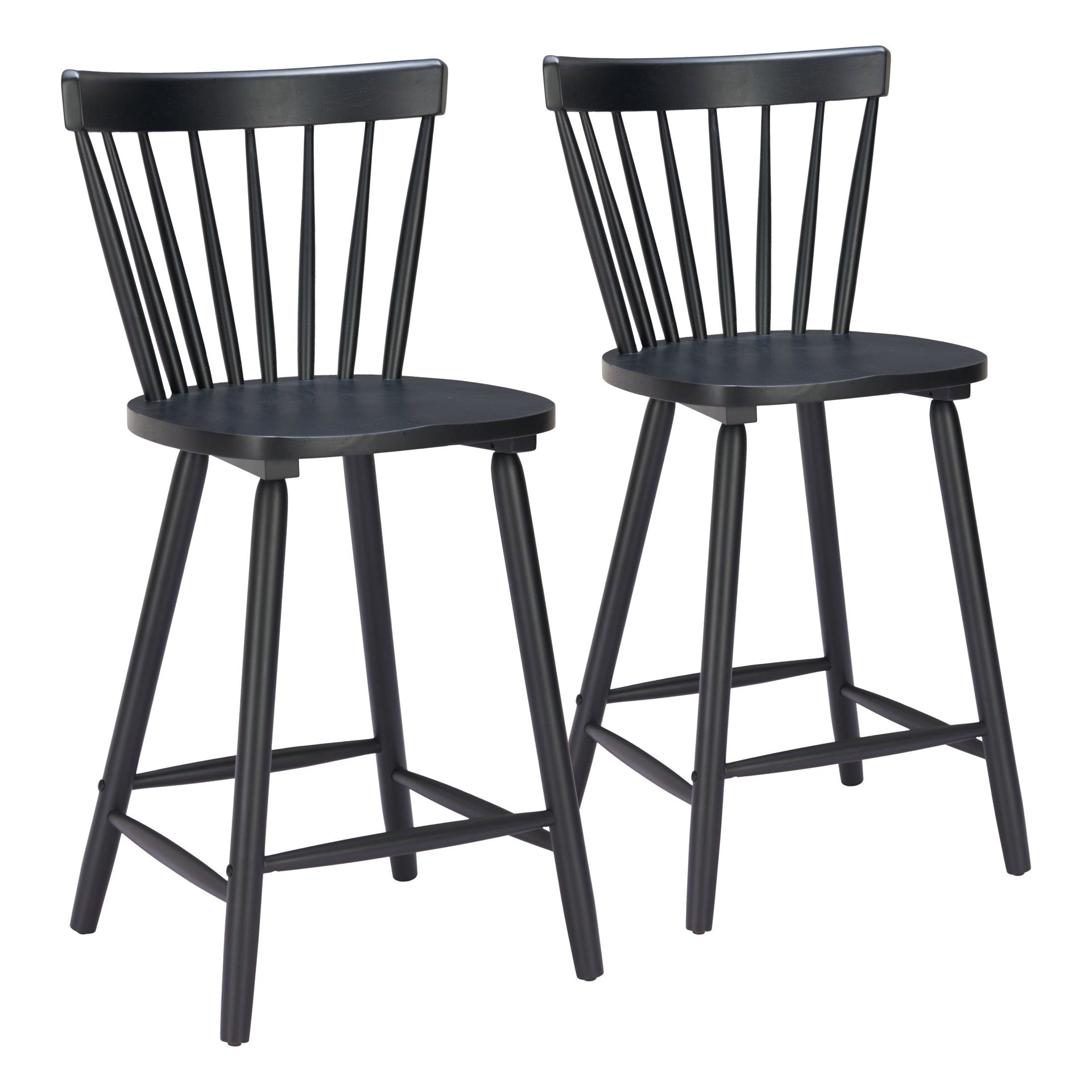 Tyce Counter Stool (Set of 2) Black