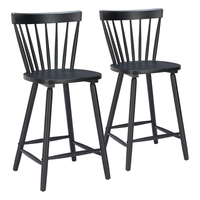 Tyce Counter Stool (Set of 2) Black