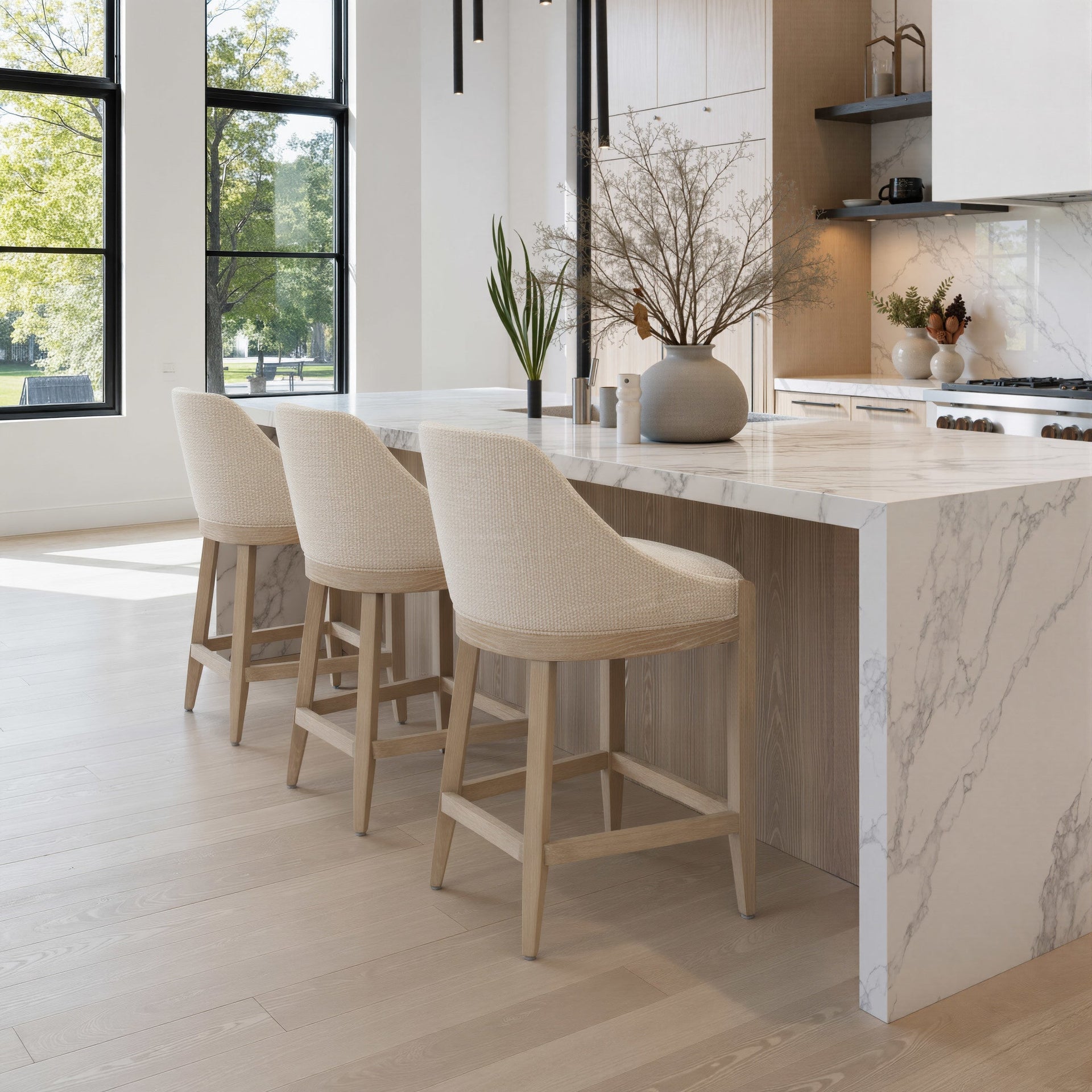 Calmo Counter Stool Beige